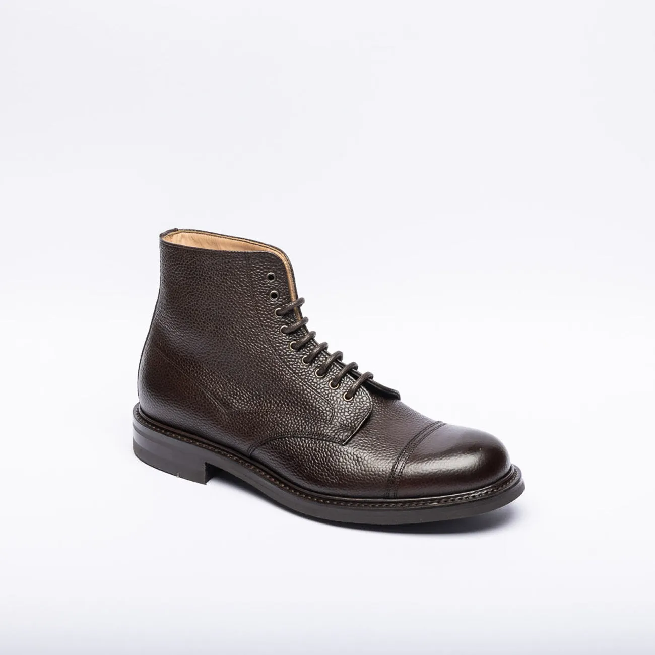 Cheaney Joseph & Sons Stivale derby Cheaney Joseph & Sons Jarrow Alt R in pelle martellata marrone