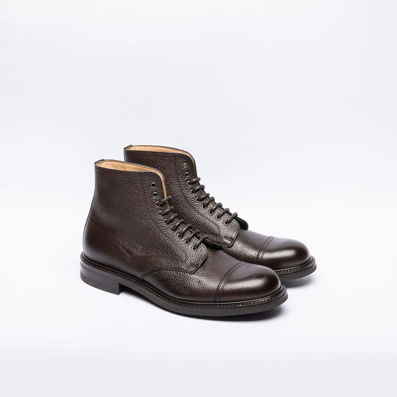 Cheaney Joseph & Sons Stivale derby Cheaney Joseph & Sons Jarrow Alt R in pelle martellata marrone