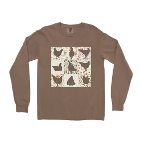 CHICKEN PATTERN LONG SLEEVE SHIRT