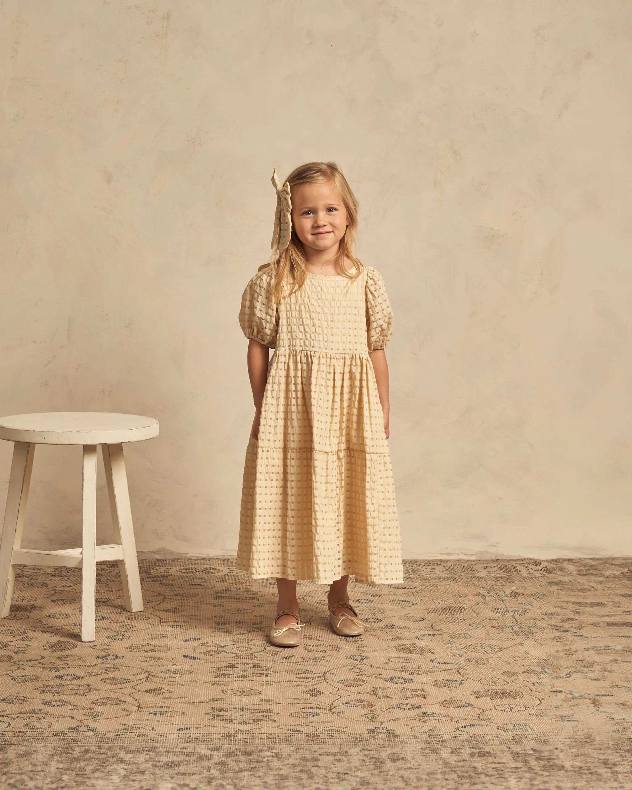 CHLOE DRESS || LEMON CHECK