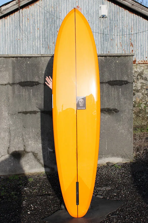 Christenson Flat Tracker 2.0 Surfboard (Orange) - 7'2