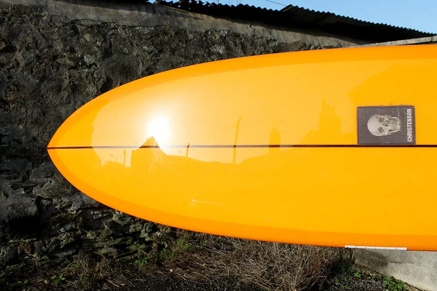 Christenson Flat Tracker 2.0 Surfboard (Orange) - 7'2