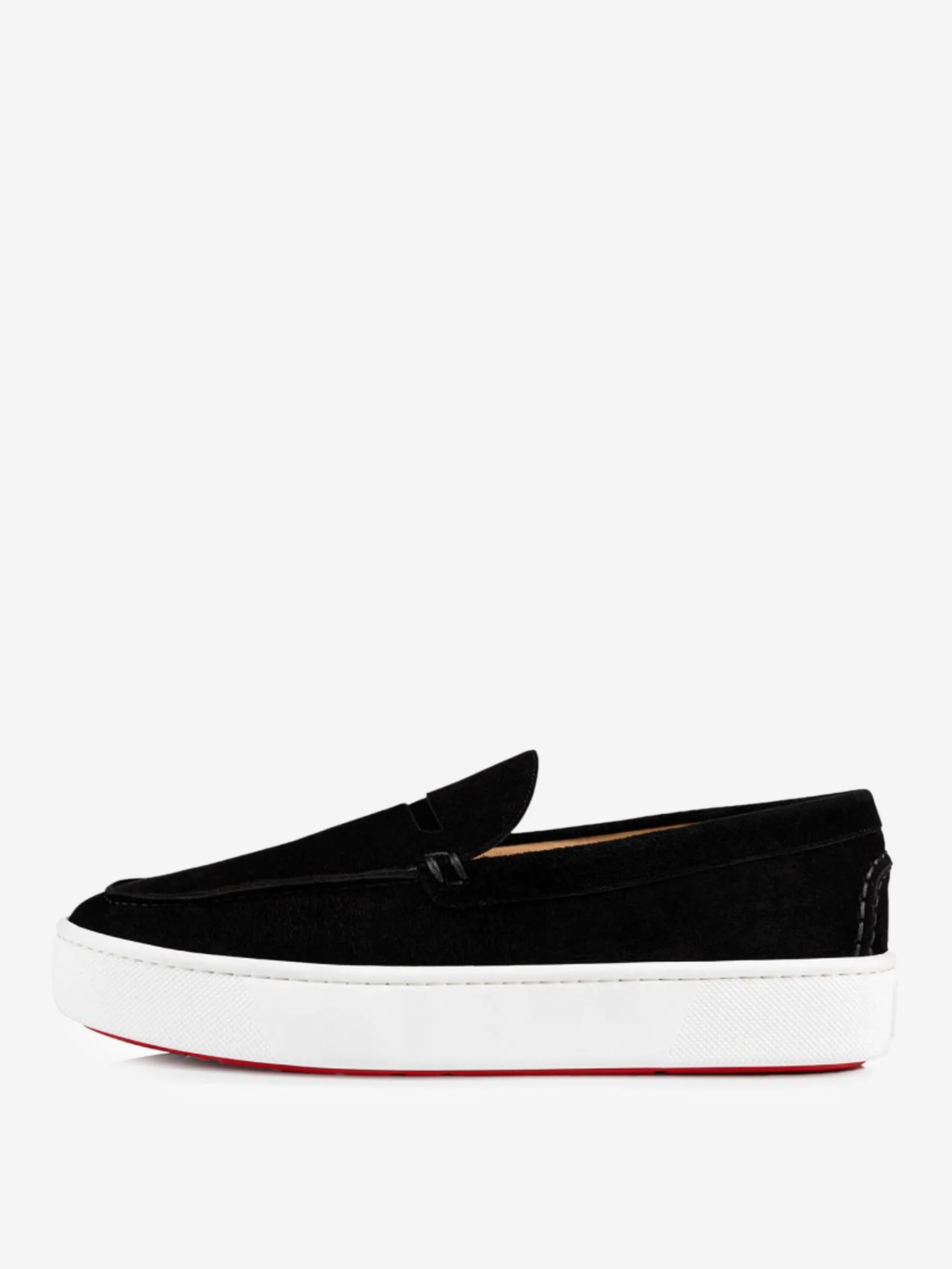 Christian Louboutin Paqueboat Moccasins - Red Sole Boat Shoes by Louboutin