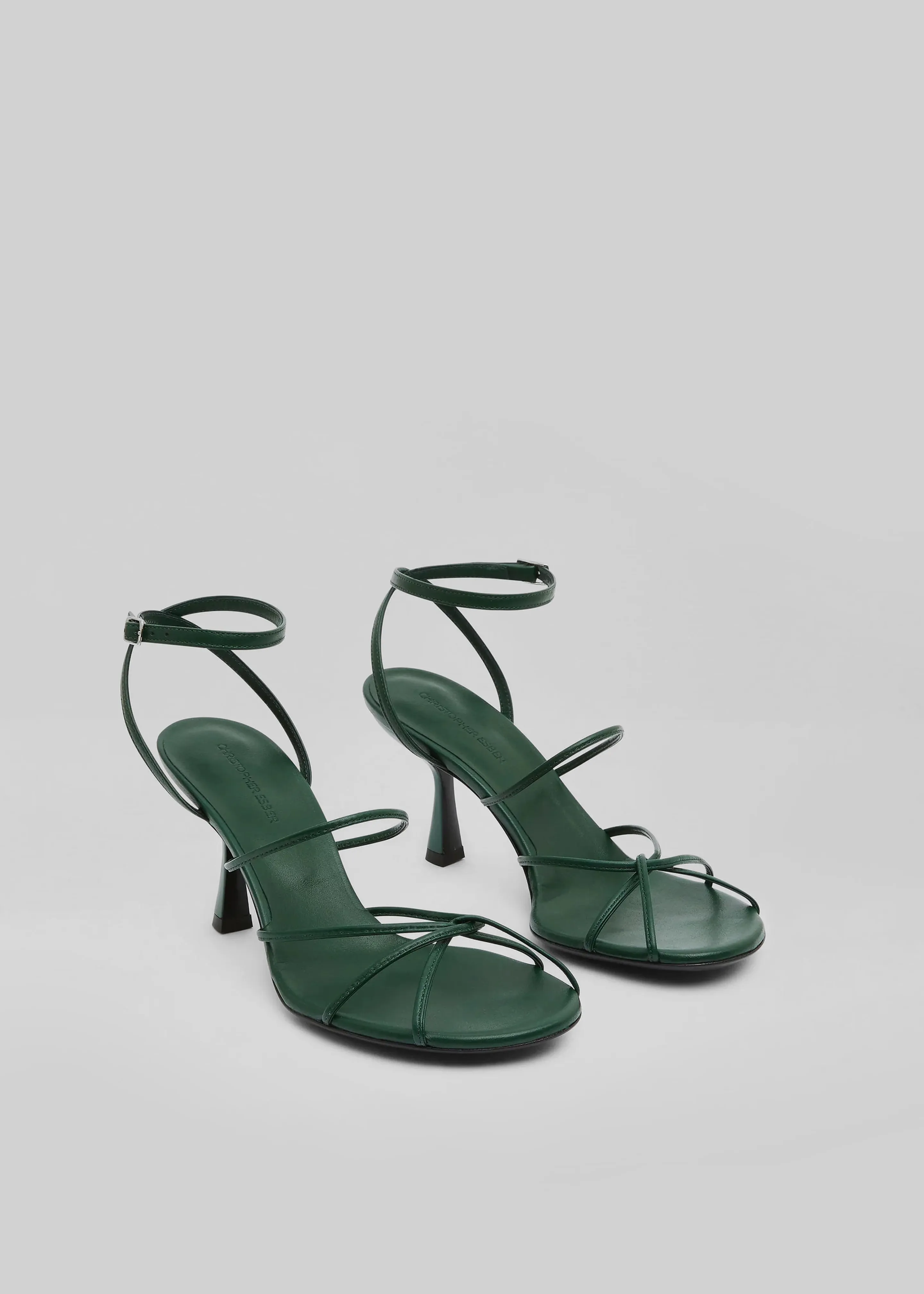 Christopher Esber Blaze Heels - Evergreen