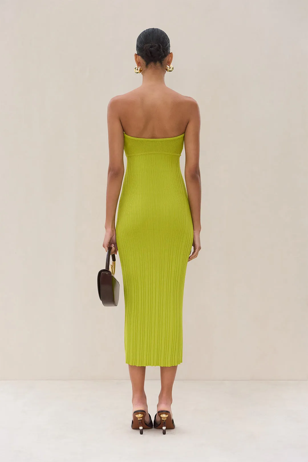 CHRISTY KNIT DRESS - ALGAE