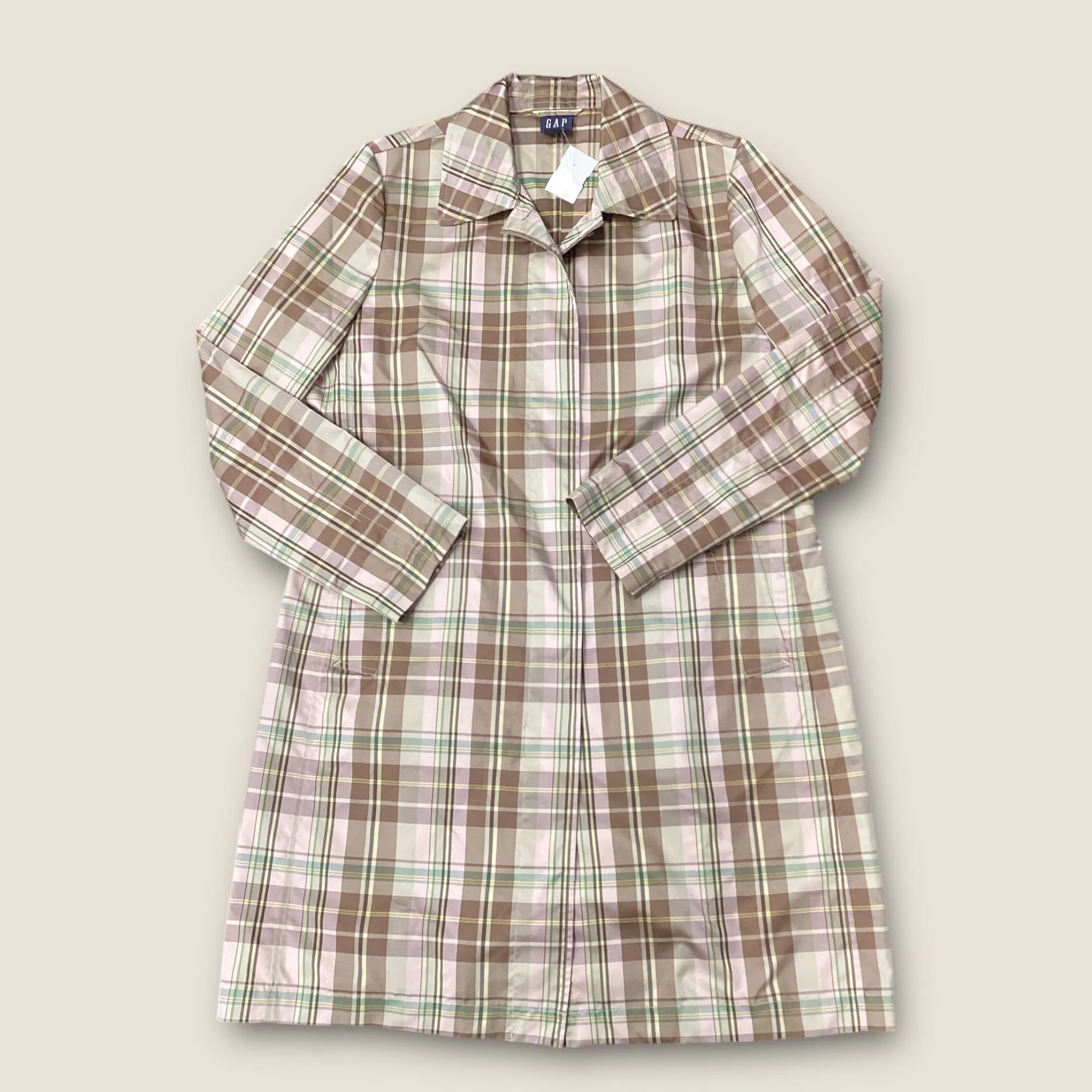 Raincoat - Plaid Pattern - Size L - Gap