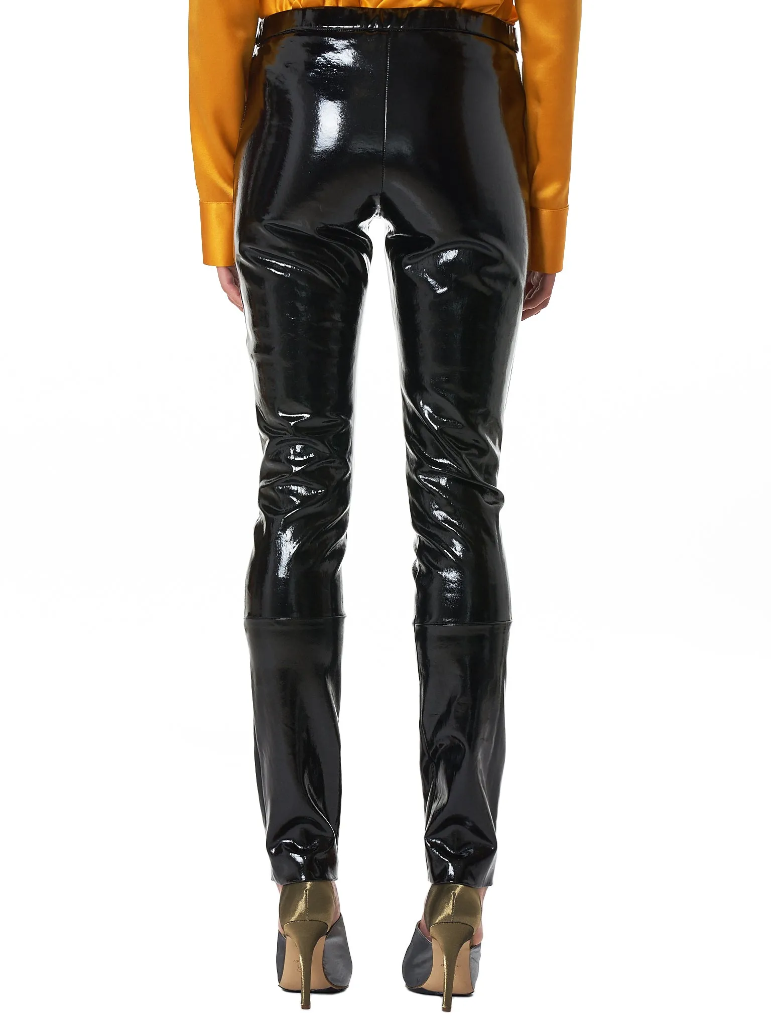 Coated Leather Trousers (184-1419-284-099)