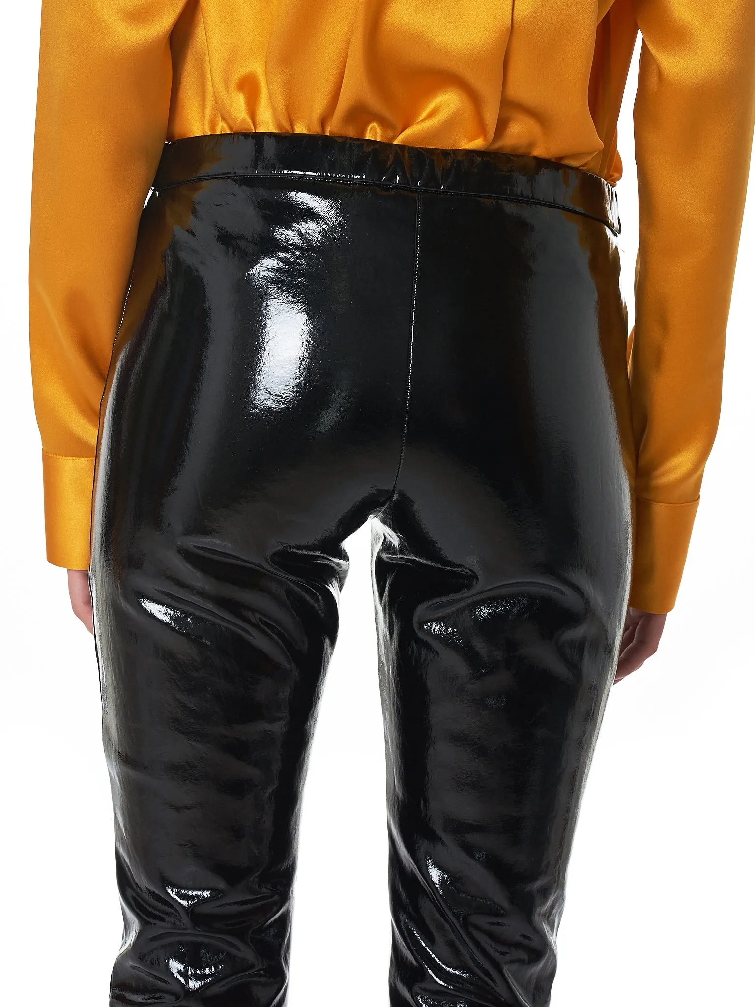 Coated Leather Trousers (184-1419-284-099)