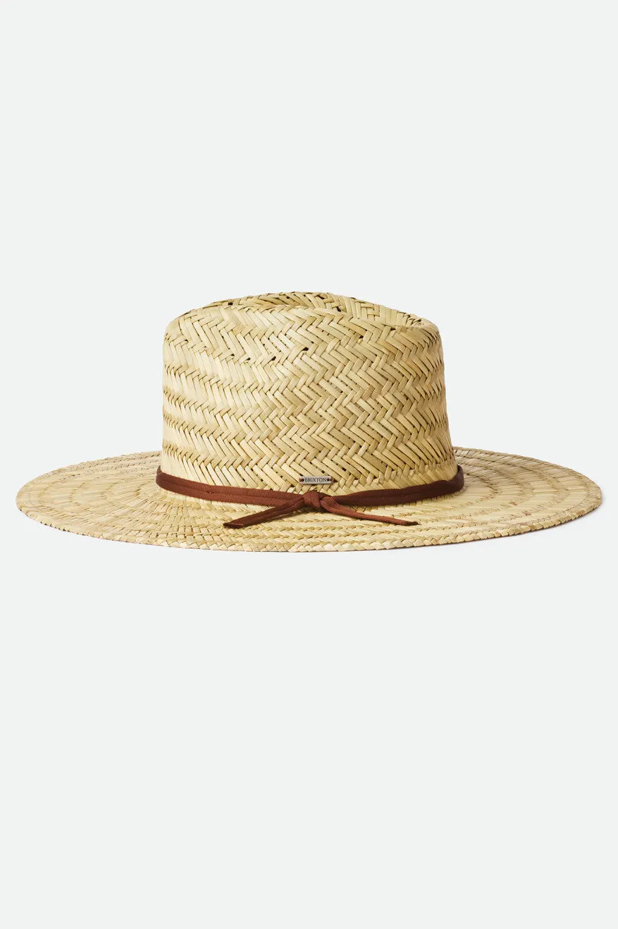 Cohen Straw Cowboy Hat - Dark Tan