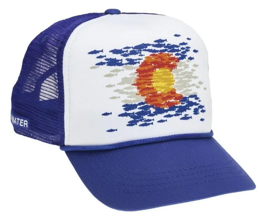 Colorado Flag Fish Mosaic Hat