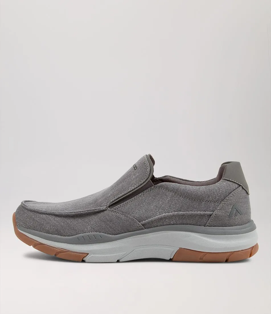 COLORADO Zibo Grey Canvas Sneakers