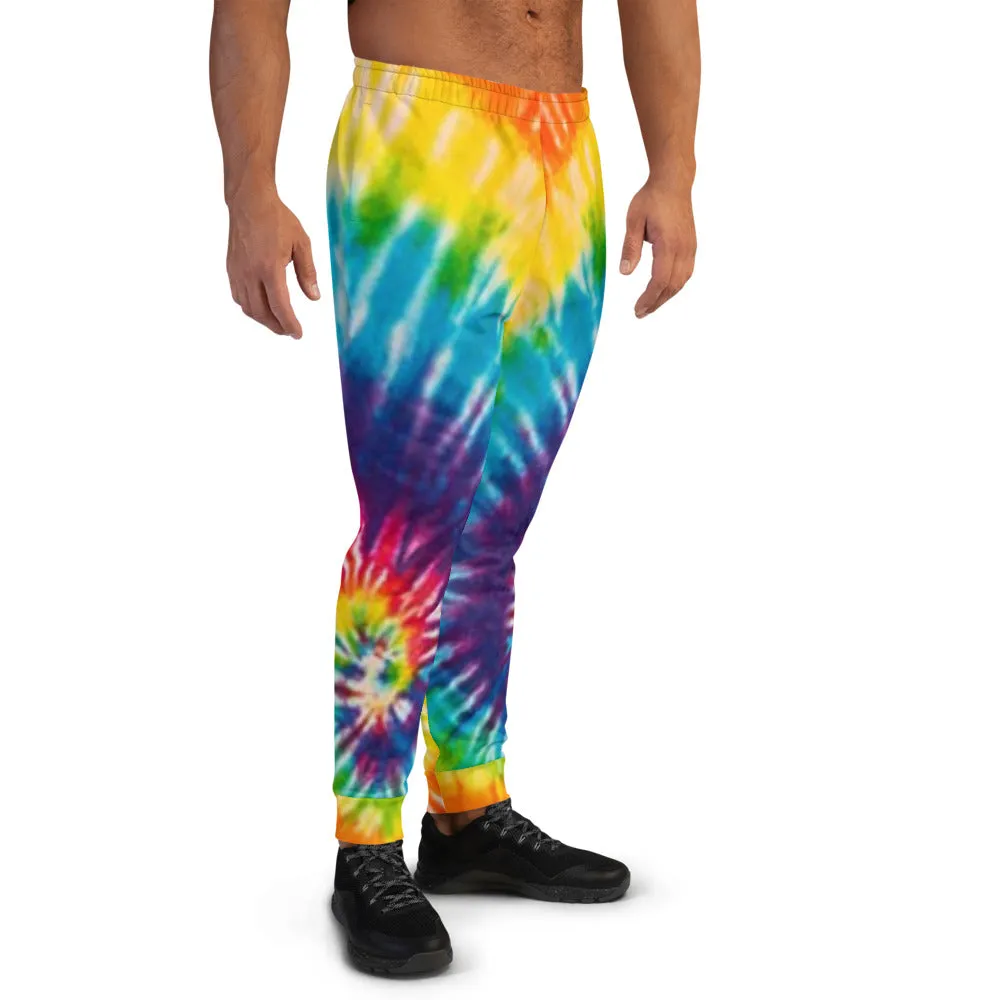 Colorful Tie-Dye Slim Fit Men's Joggers