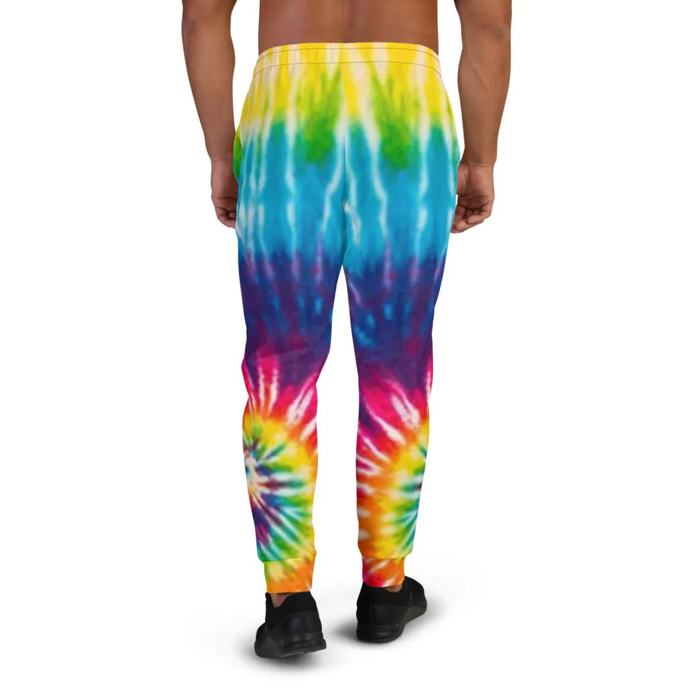 Colorful Tie-Dye Slim Fit Men's Joggers