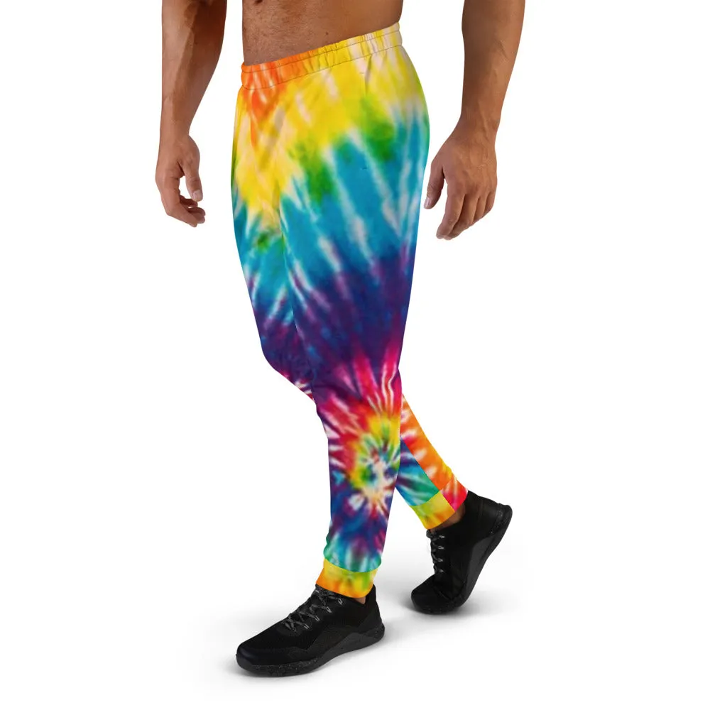 Colorful Tie-Dye Slim Fit Men's Joggers