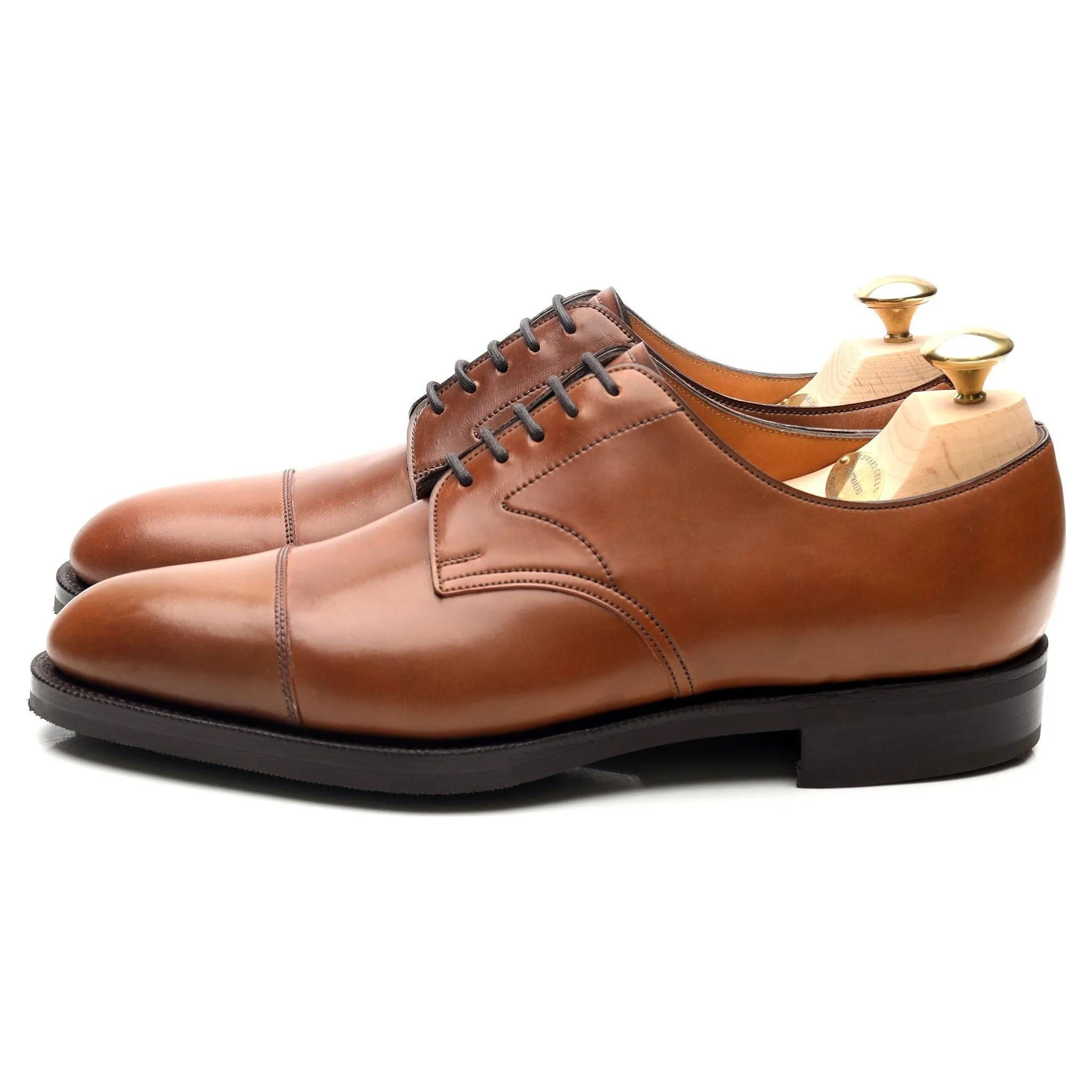 'Coniston' Brown Cordovan Leather Derby UK 6 E