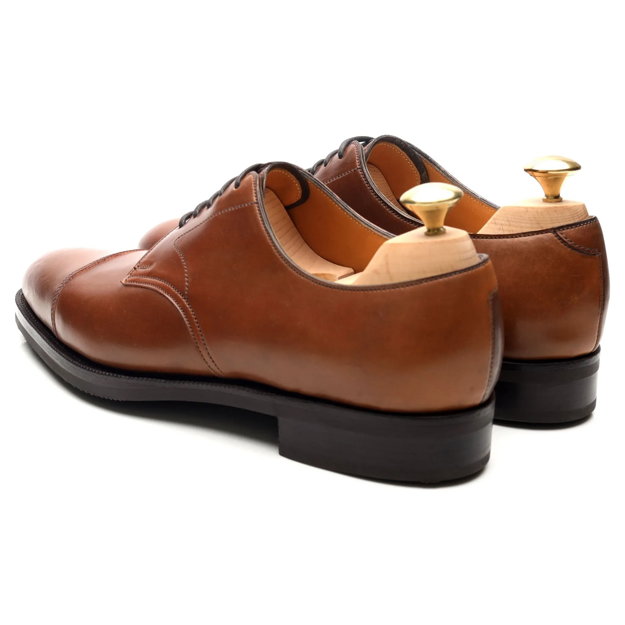 'Coniston' Brown Cordovan Leather Derby UK 6 E