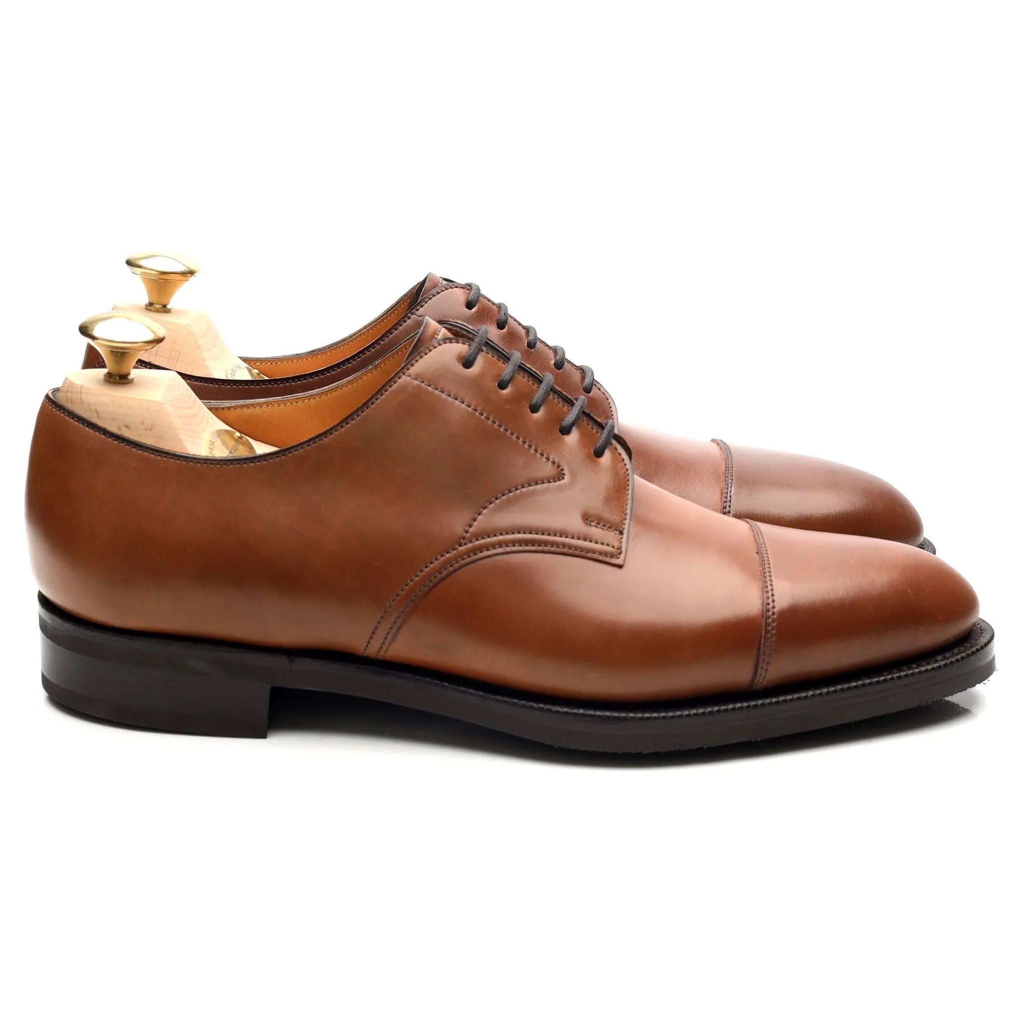 'Coniston' Brown Cordovan Leather Derby UK 6 E