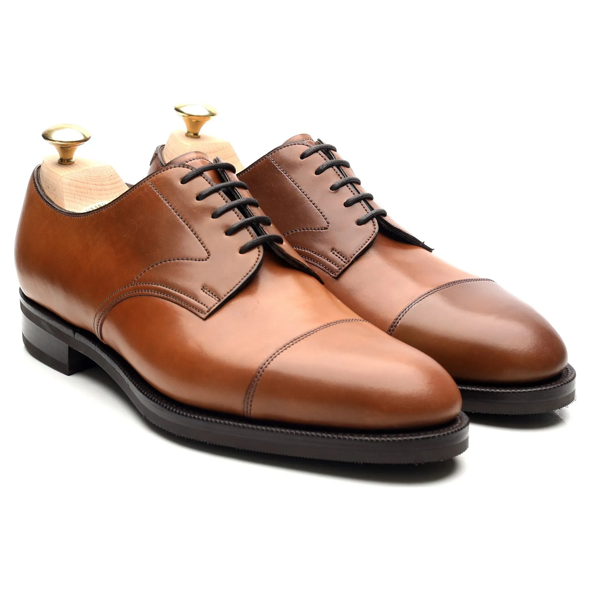 'Coniston' Brown Cordovan Leather Derby UK 6 E