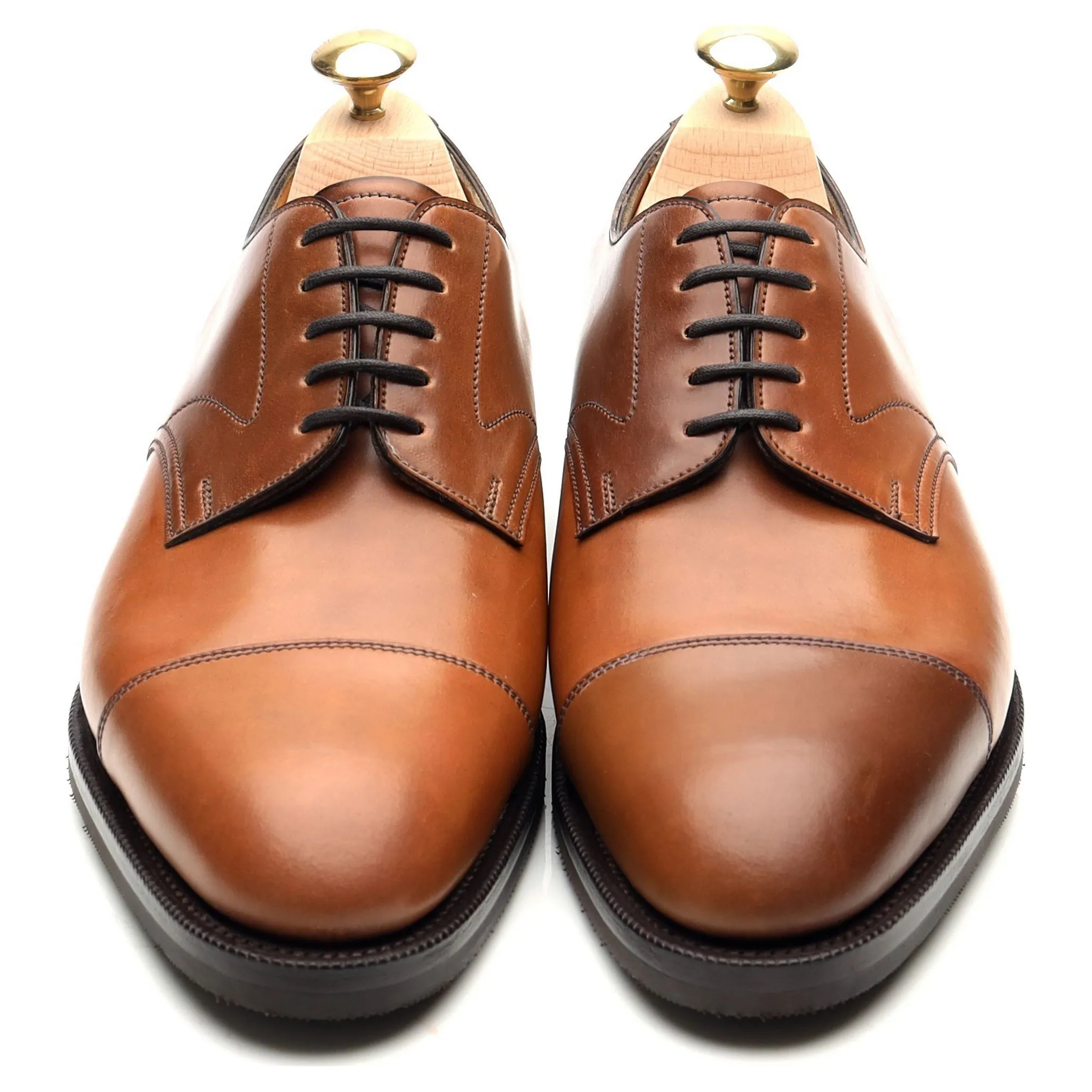 'Coniston' Brown Cordovan Leather Derby UK 6 E