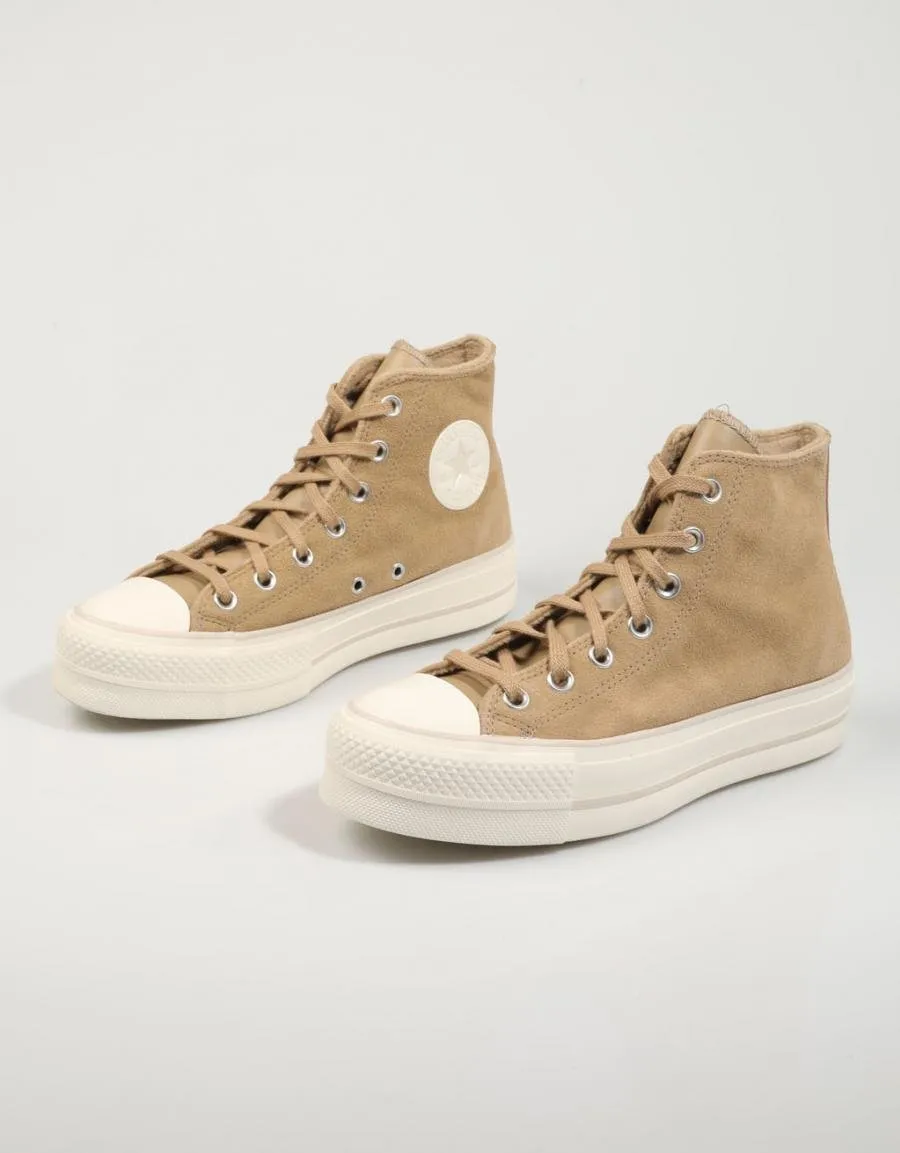 Converse Beige Chuck Taylor All Star Lift Sneakers 80596