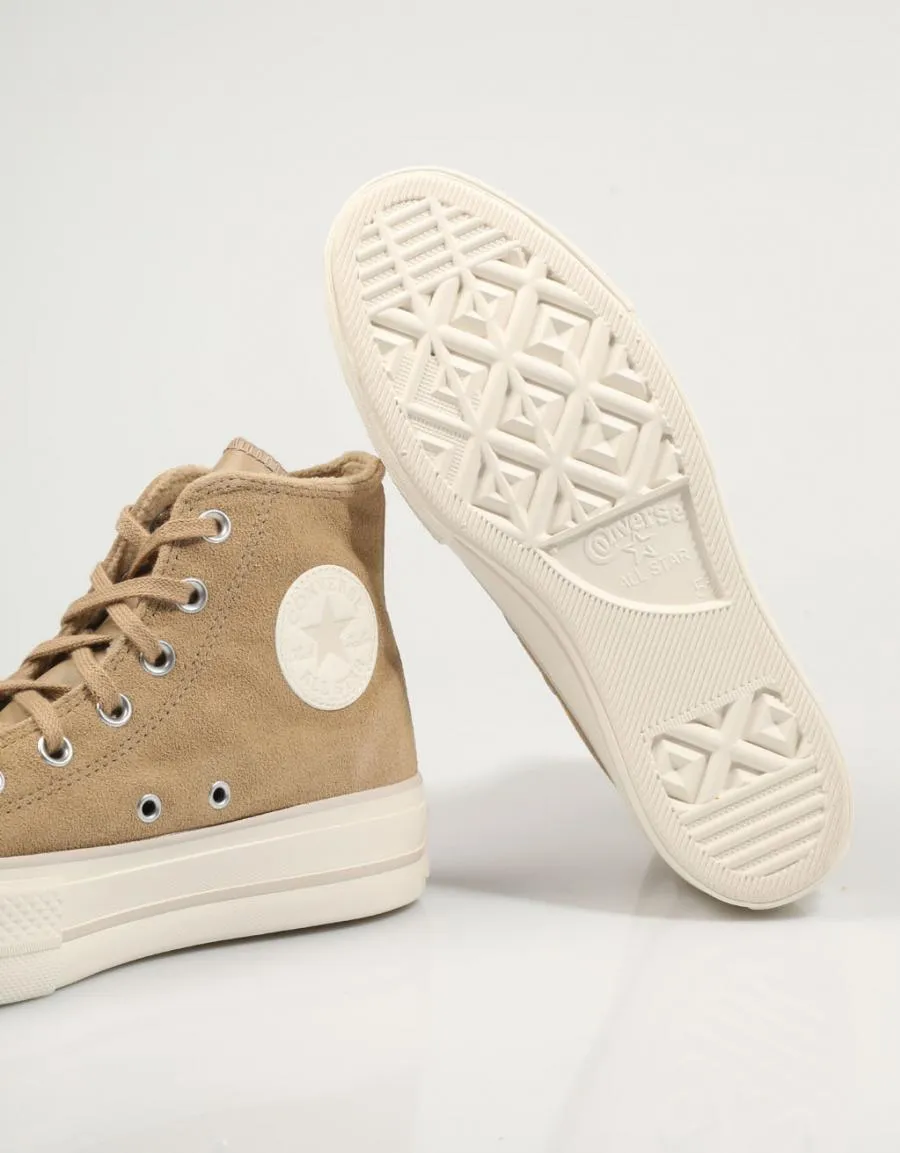 Converse Beige Chuck Taylor All Star Lift Sneakers 80596