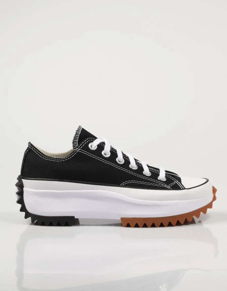 converse run star ox black sneakers