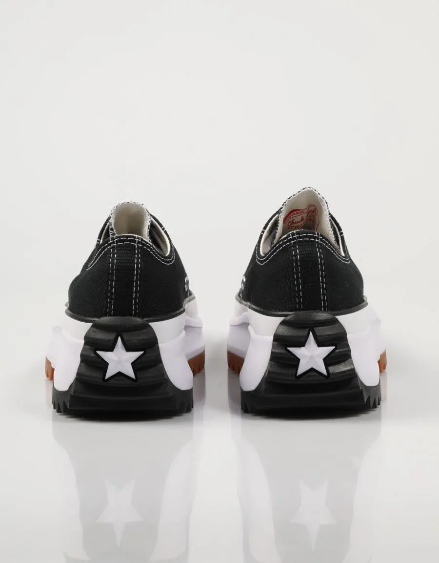 converse run star ox black sneakers