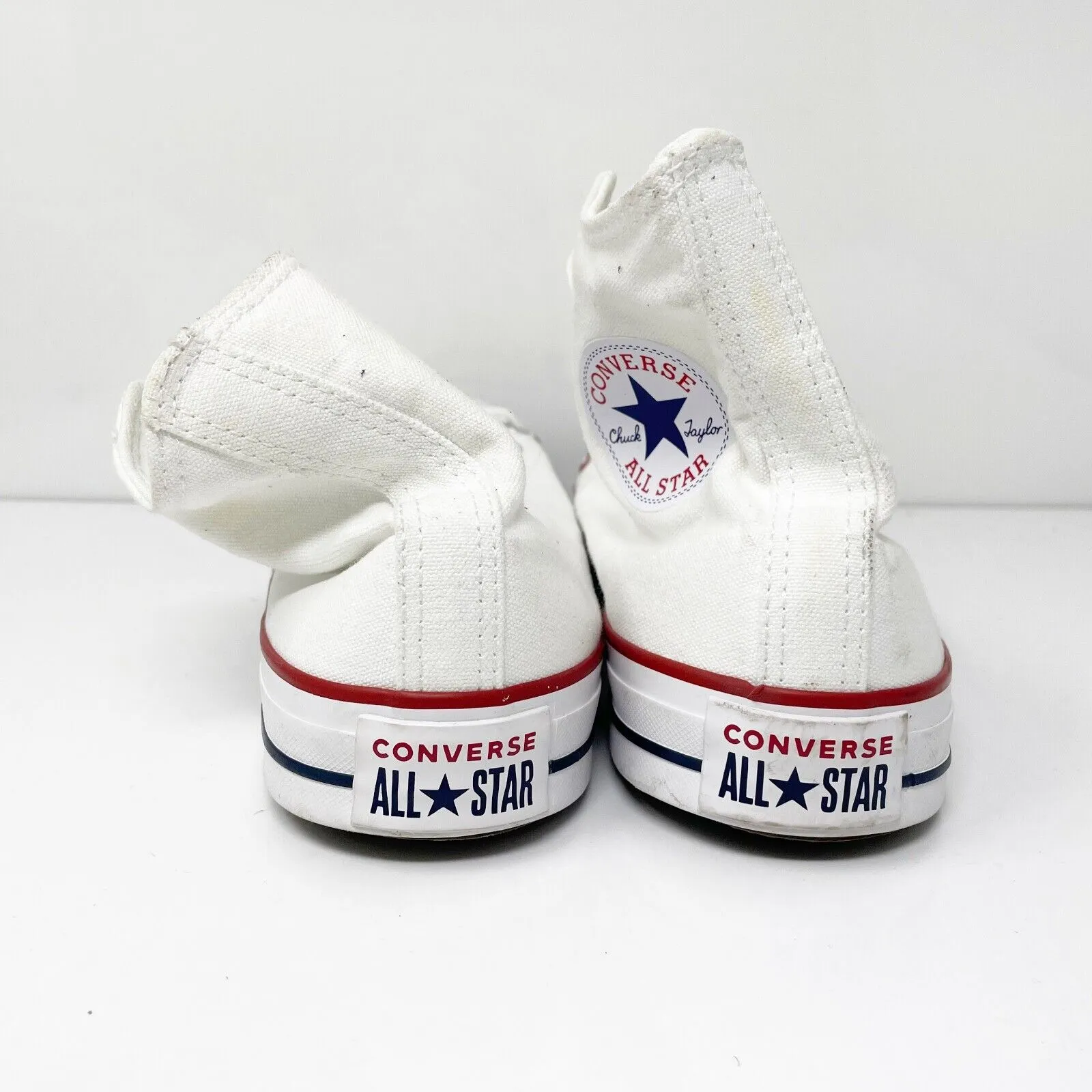 Converse Unisex CT All Star Hi M7650 White Casual Shoes Sneakers Size M9.5 W11.5