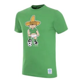 COPA Football - Mexico World Cup 1970 Mascot T-Shirt - Green