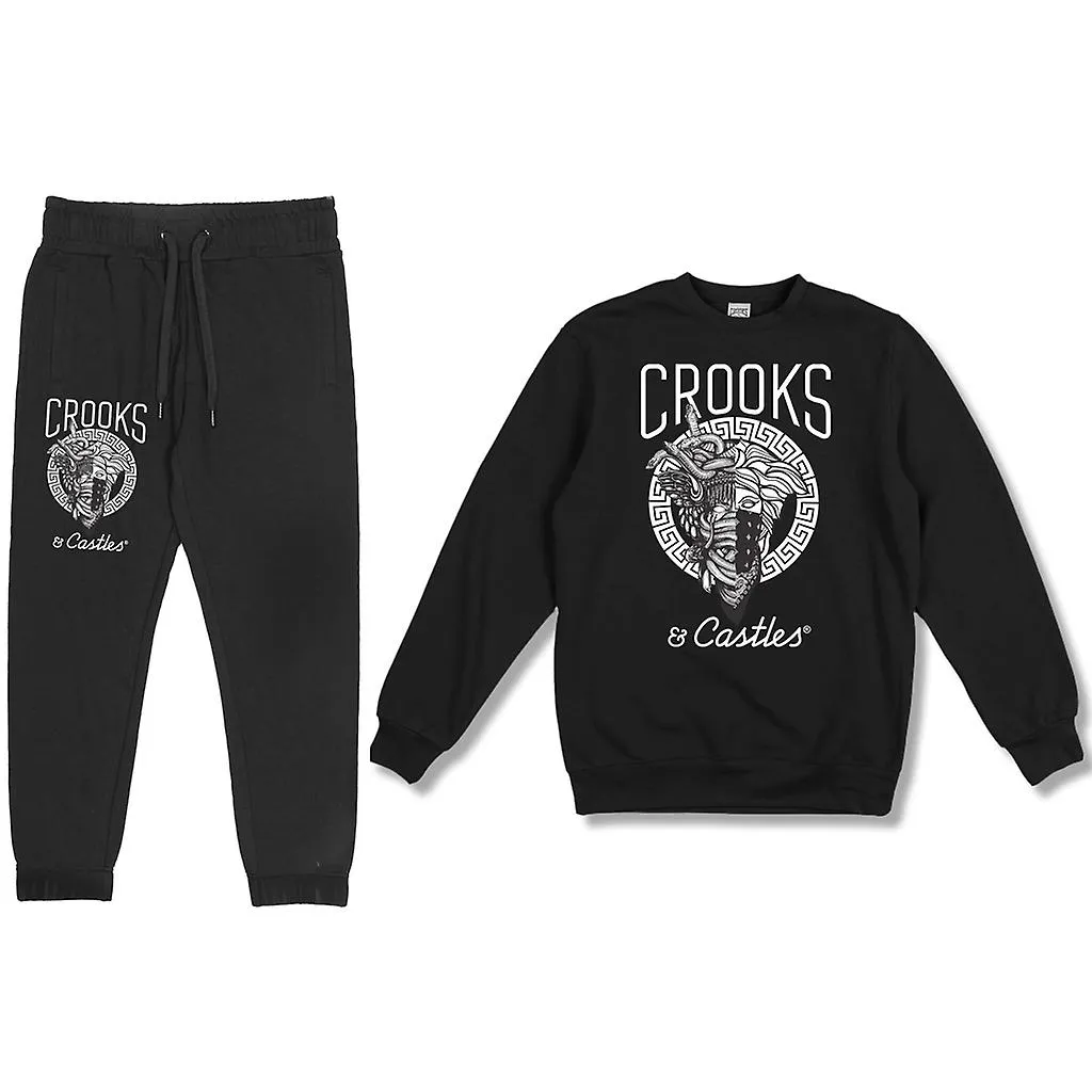 Crooks & Castles Two Face Tracksuit Negro