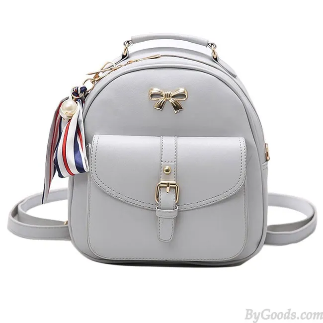 Cute Bow College Fashion Handbag Shoulder Bag Backpack