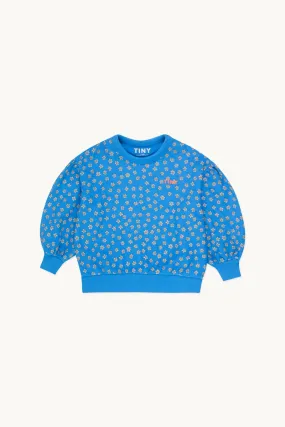 Daisies Sweatshirt - Blue