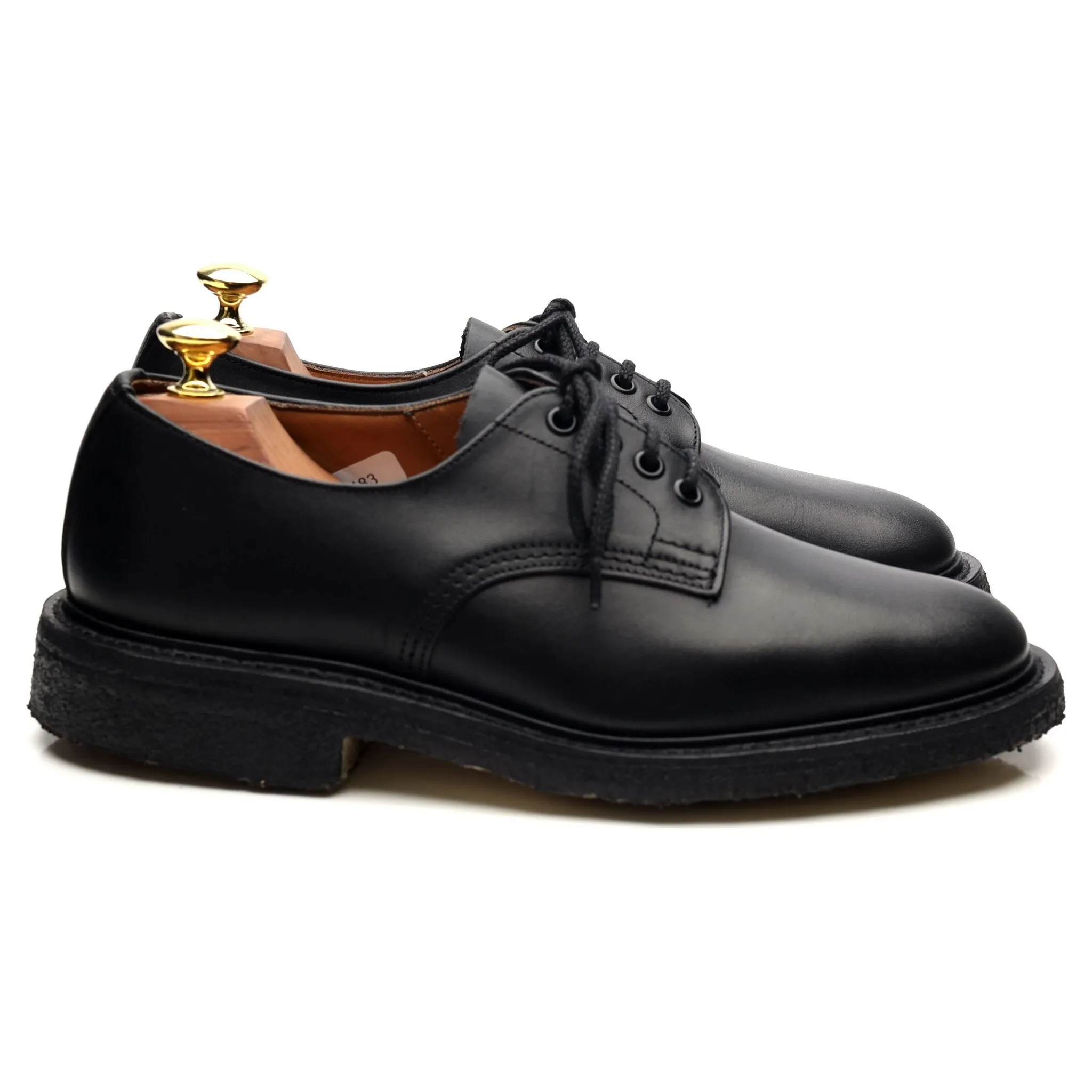 'Daniel' Black Leather Derby UK 7