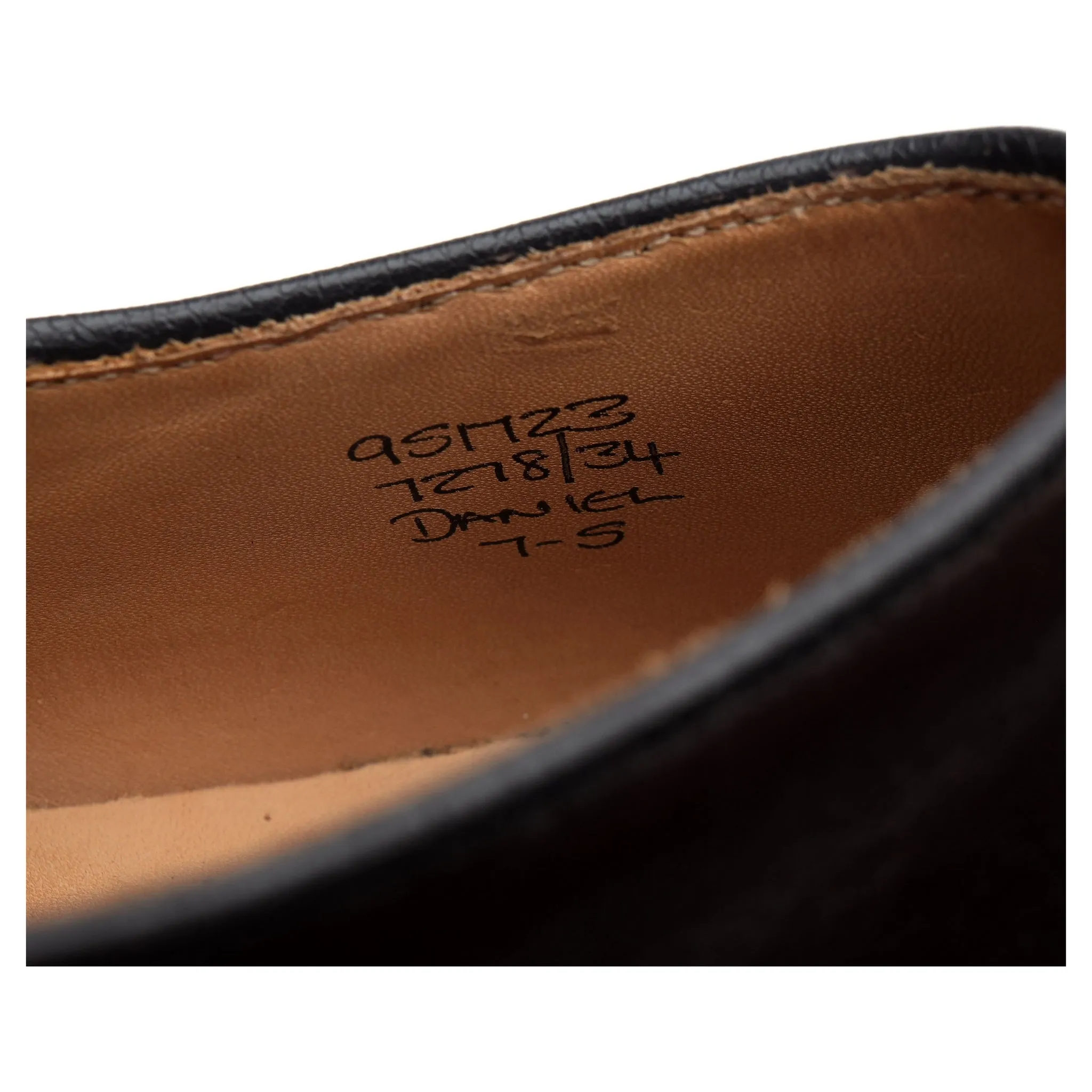 'Daniel' Dark Brown Leather Derby UK 7