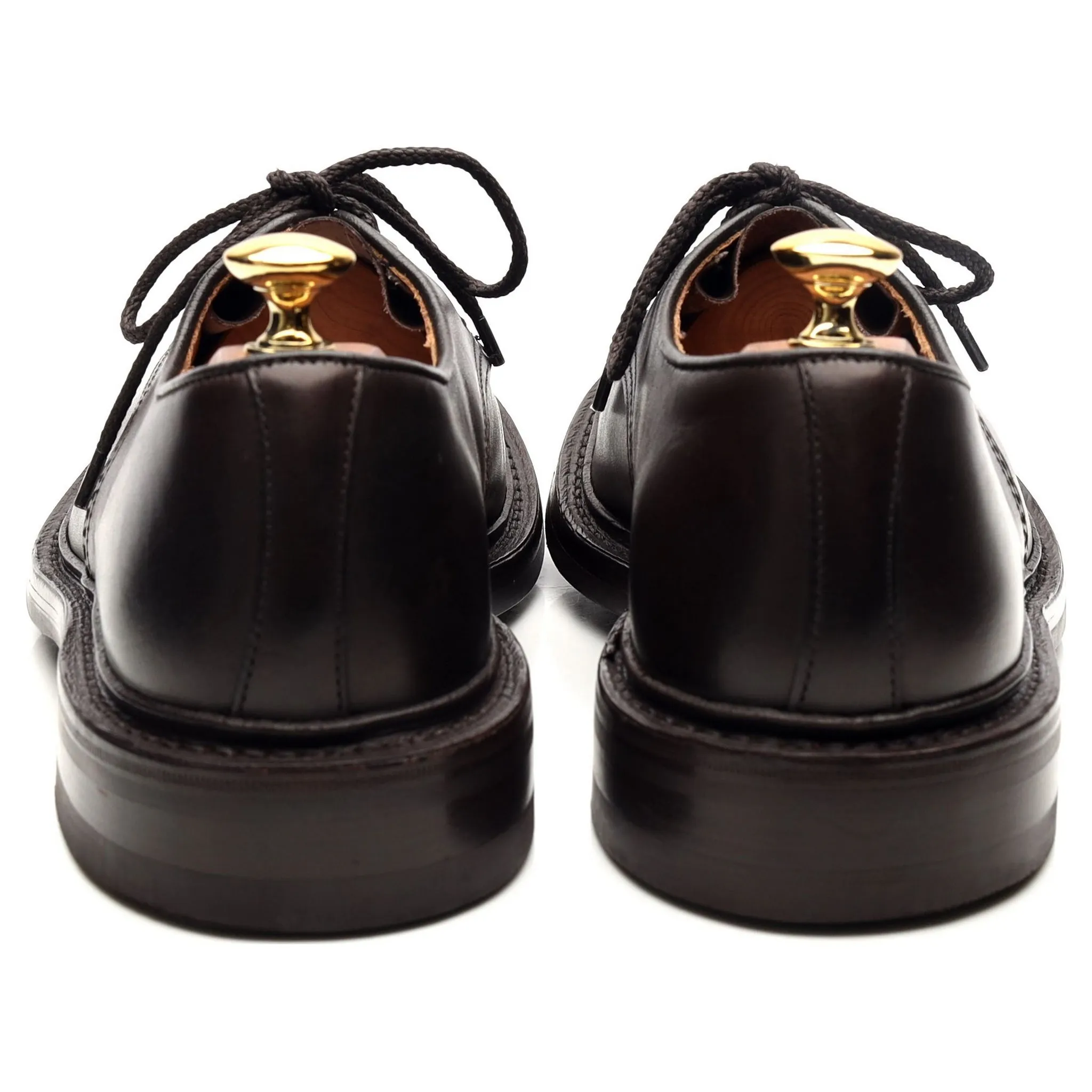 'Daniel' Dark Brown Leather Derby UK 7