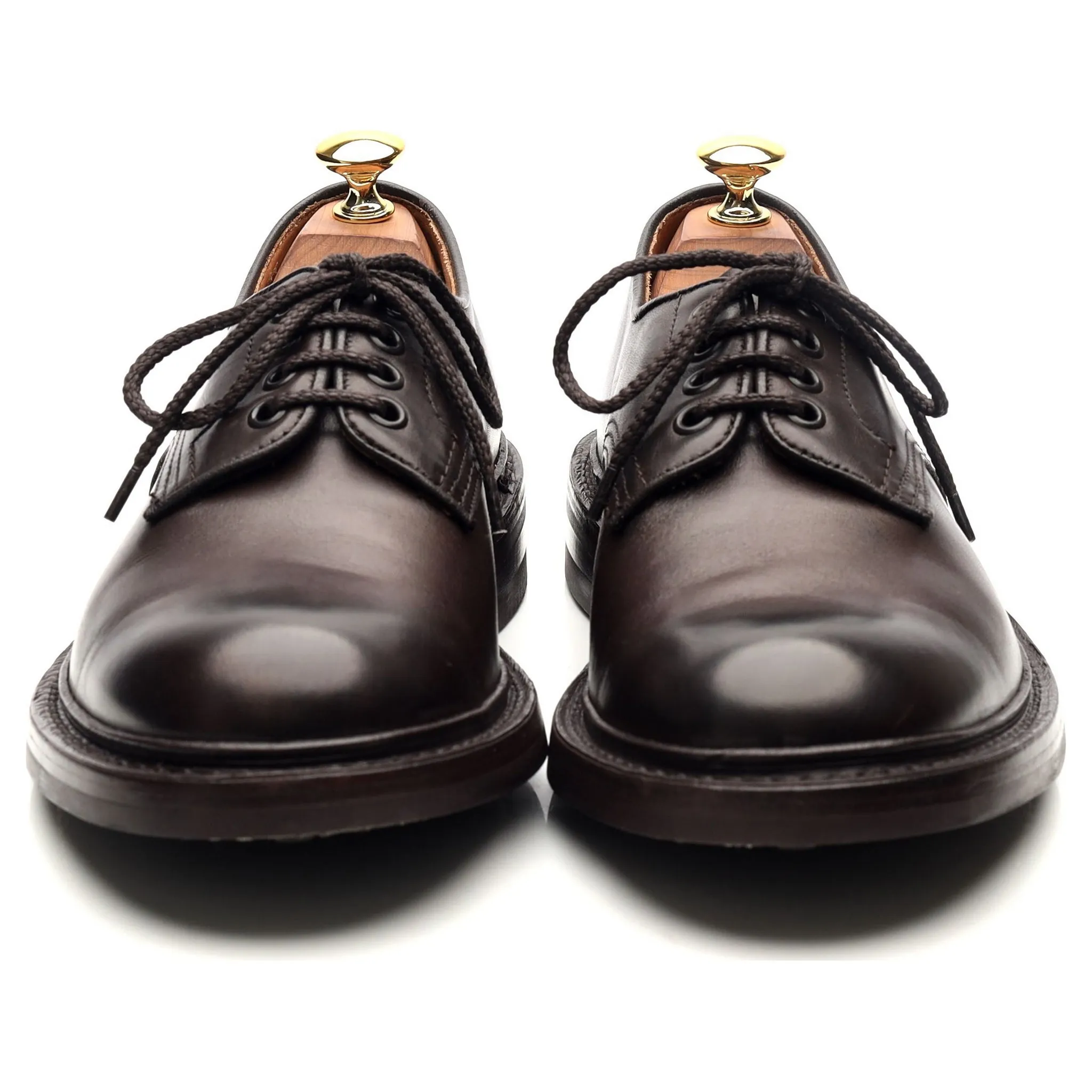 'Daniel' Dark Brown Leather Derby UK 7