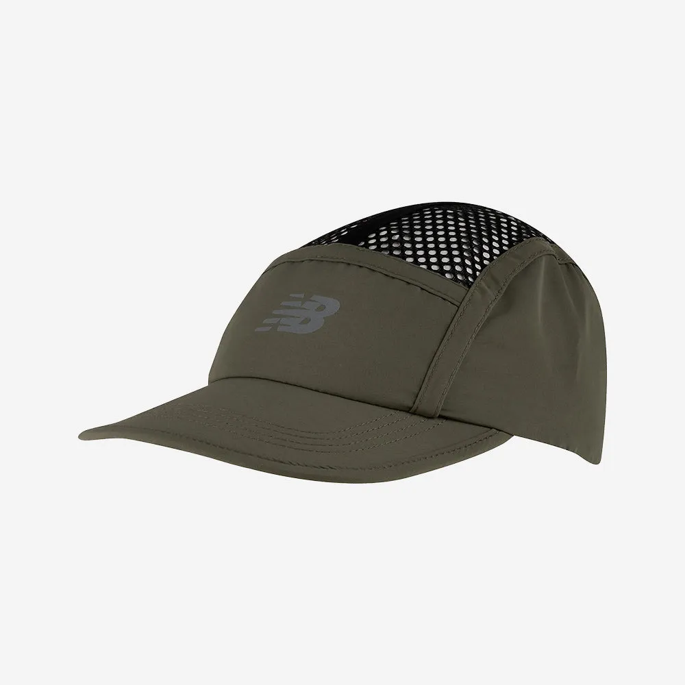 Dark Olive 5-Panel Hat with Stash Compartment