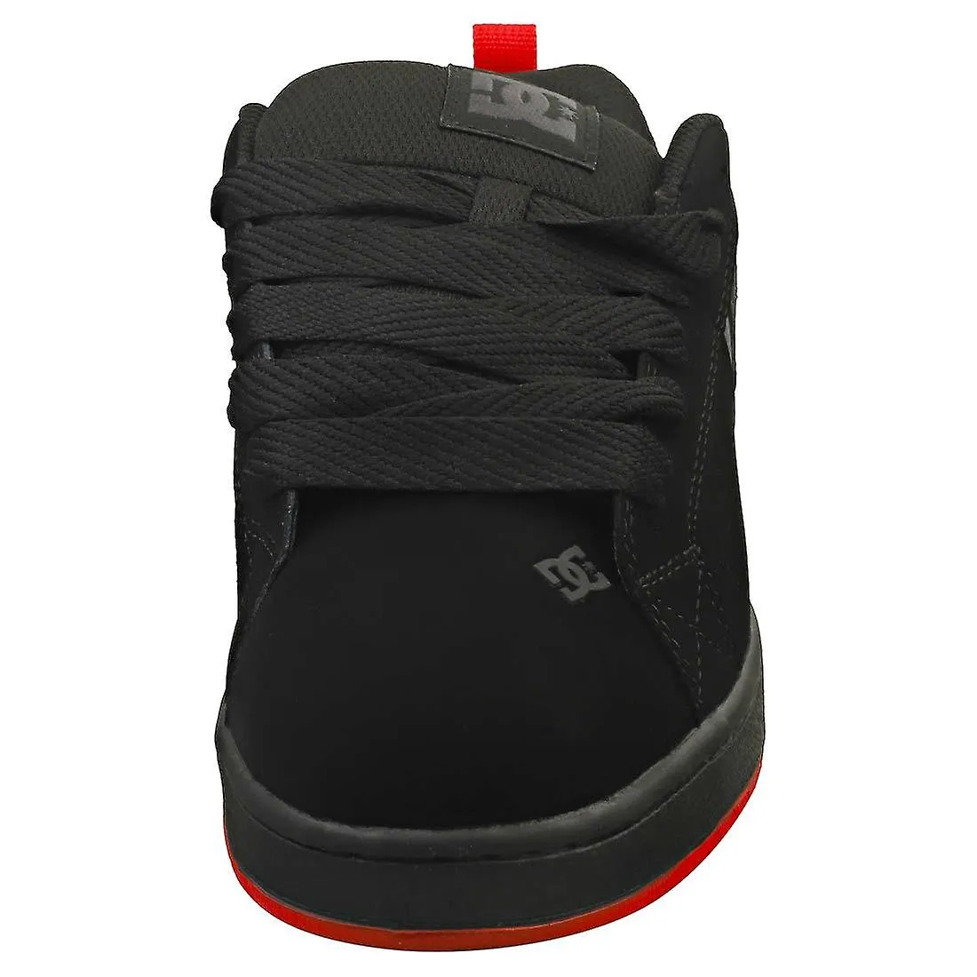 DC Shoes Court Graffik Sq Mens Skate Trainers en Gris Negro