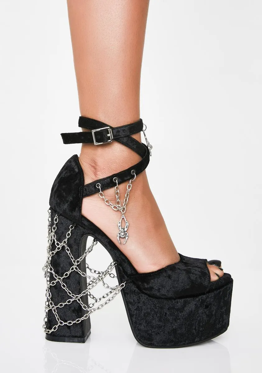 Death Trap Platform Heels-