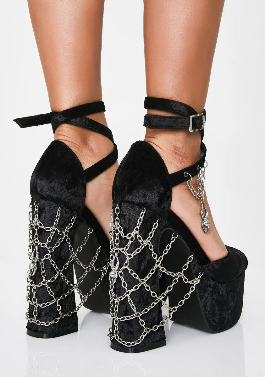 Death Trap Platform Heels-