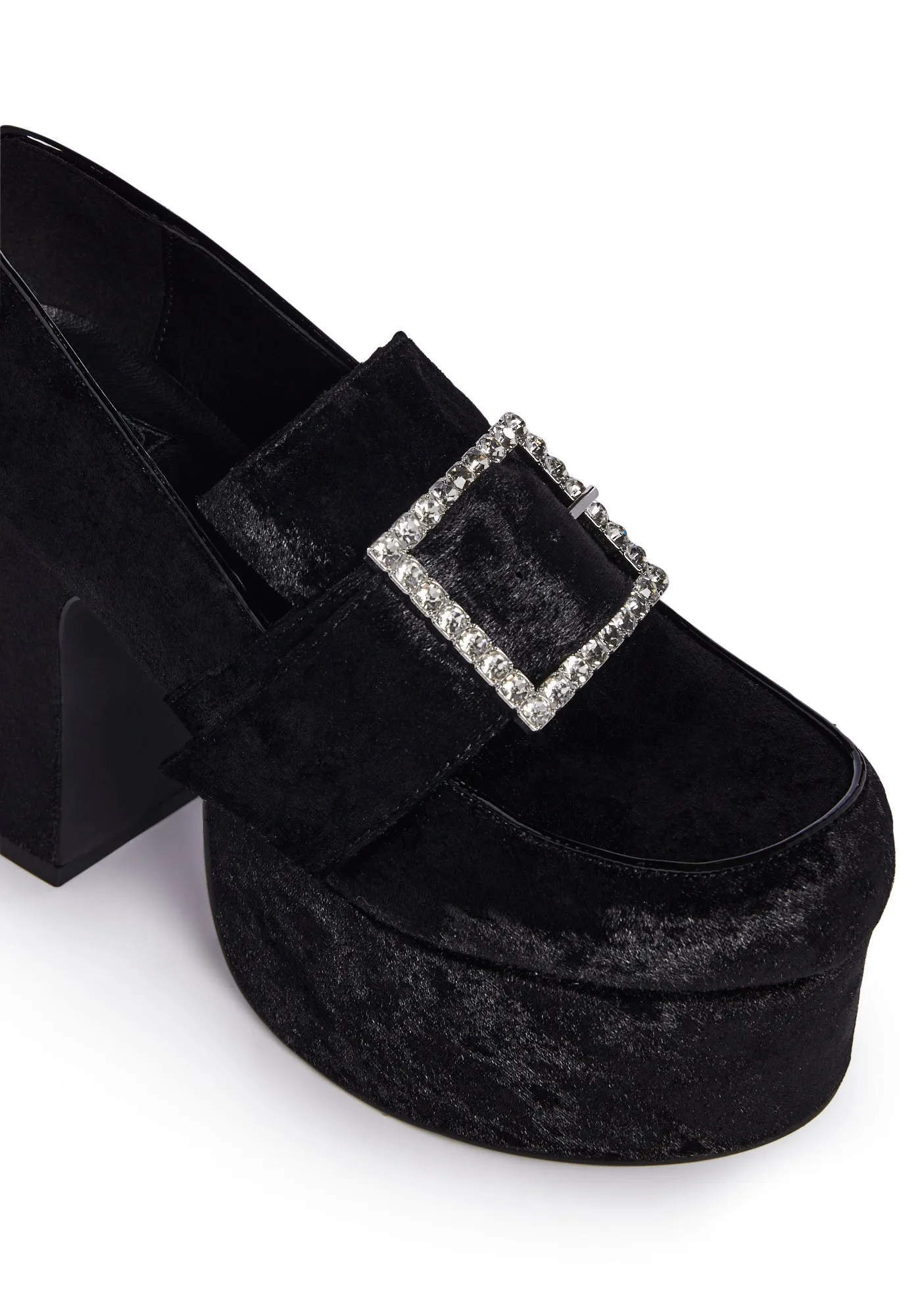 Deelite Qrystal Oxford Platforms in Black