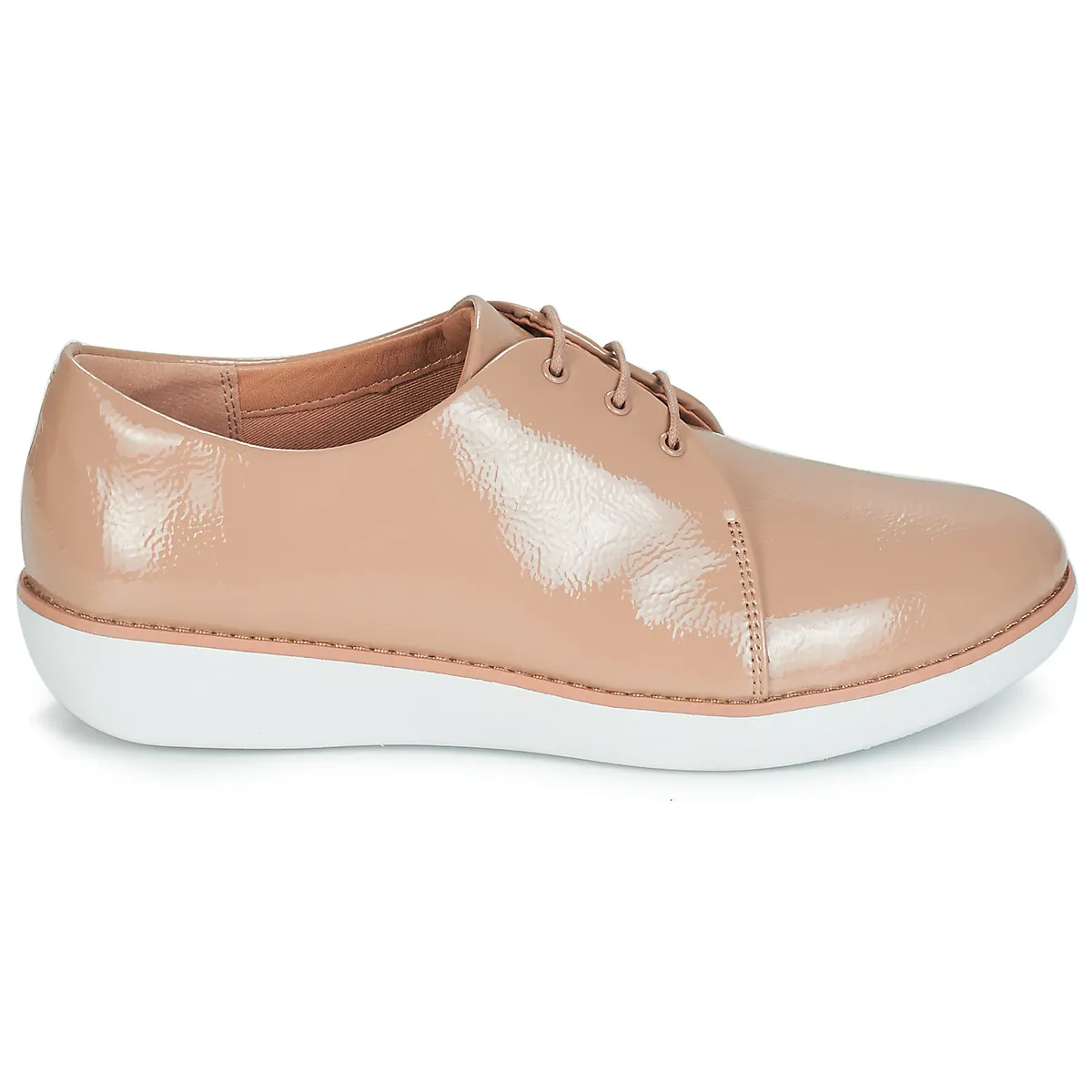 Derby Crinkle Patent - Polished Leather Lace-up Shoes