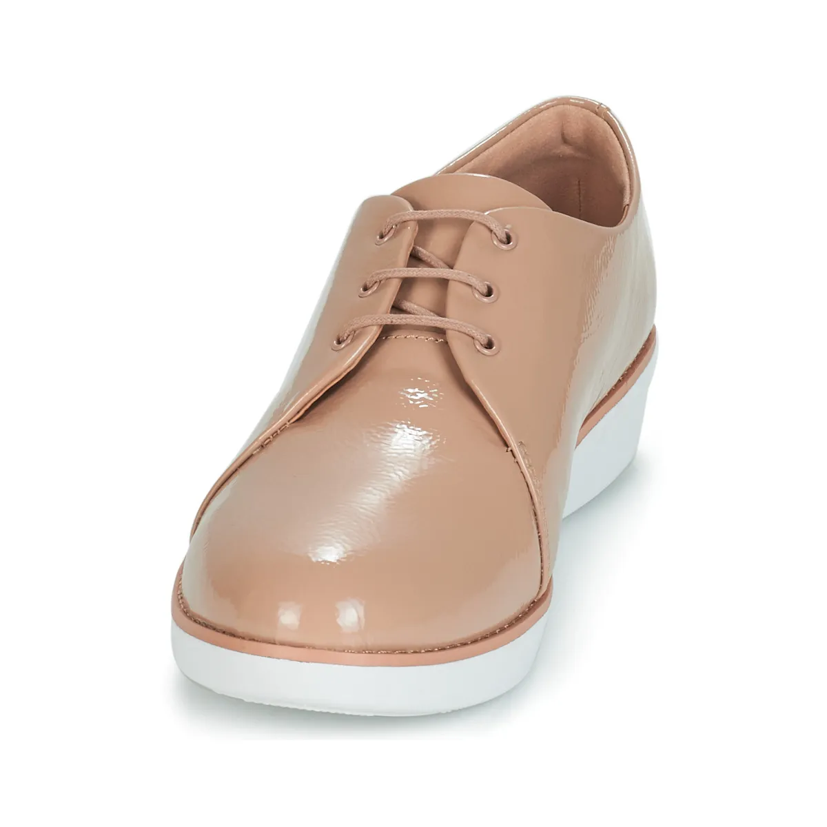 Derby Crinkle Patent - Polished Leather Lace-up Shoes