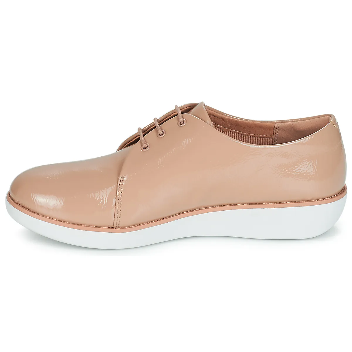 Derby Crinkle Patent - Polished Leather Lace-up Shoes