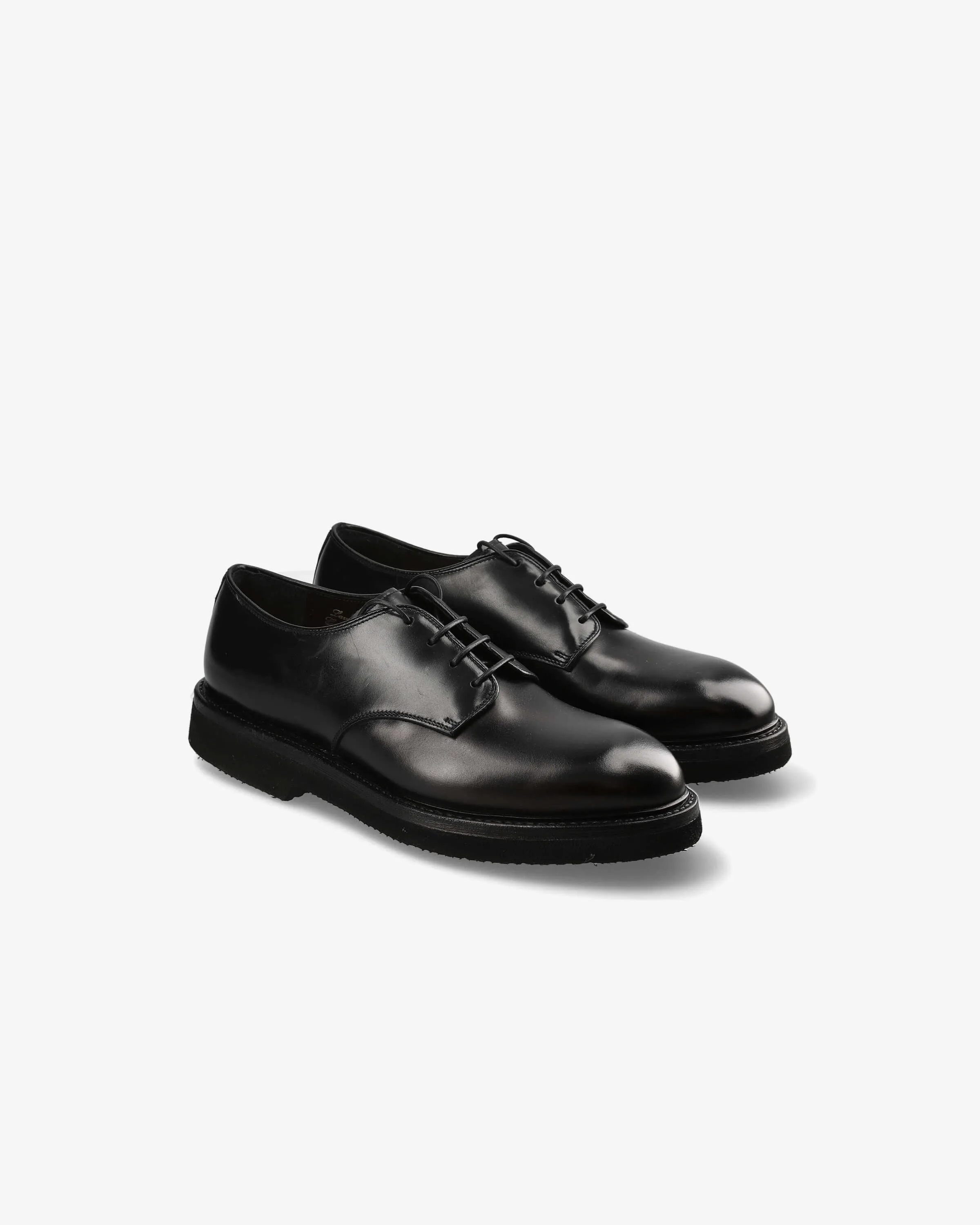 Derby Lace-Up 32102N Horse Ciclone Nero Charlie