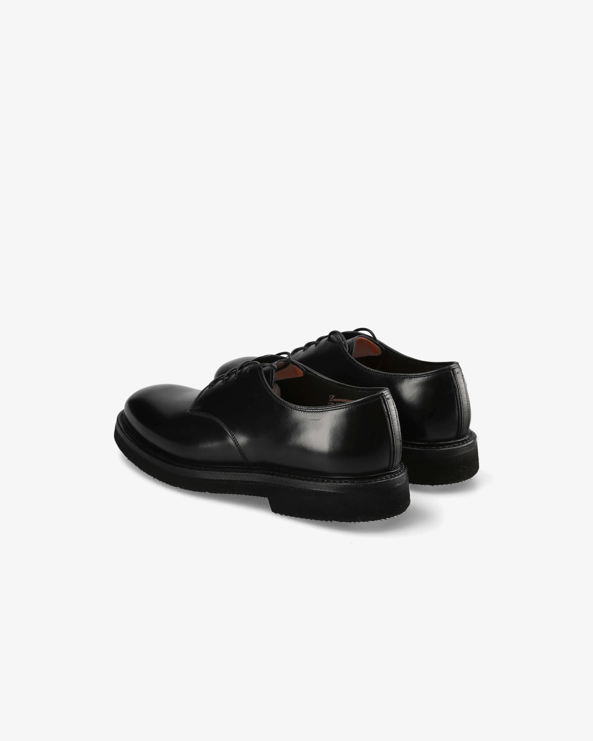 Derby Lace-Up 32102N Horse Ciclone Nero Charlie