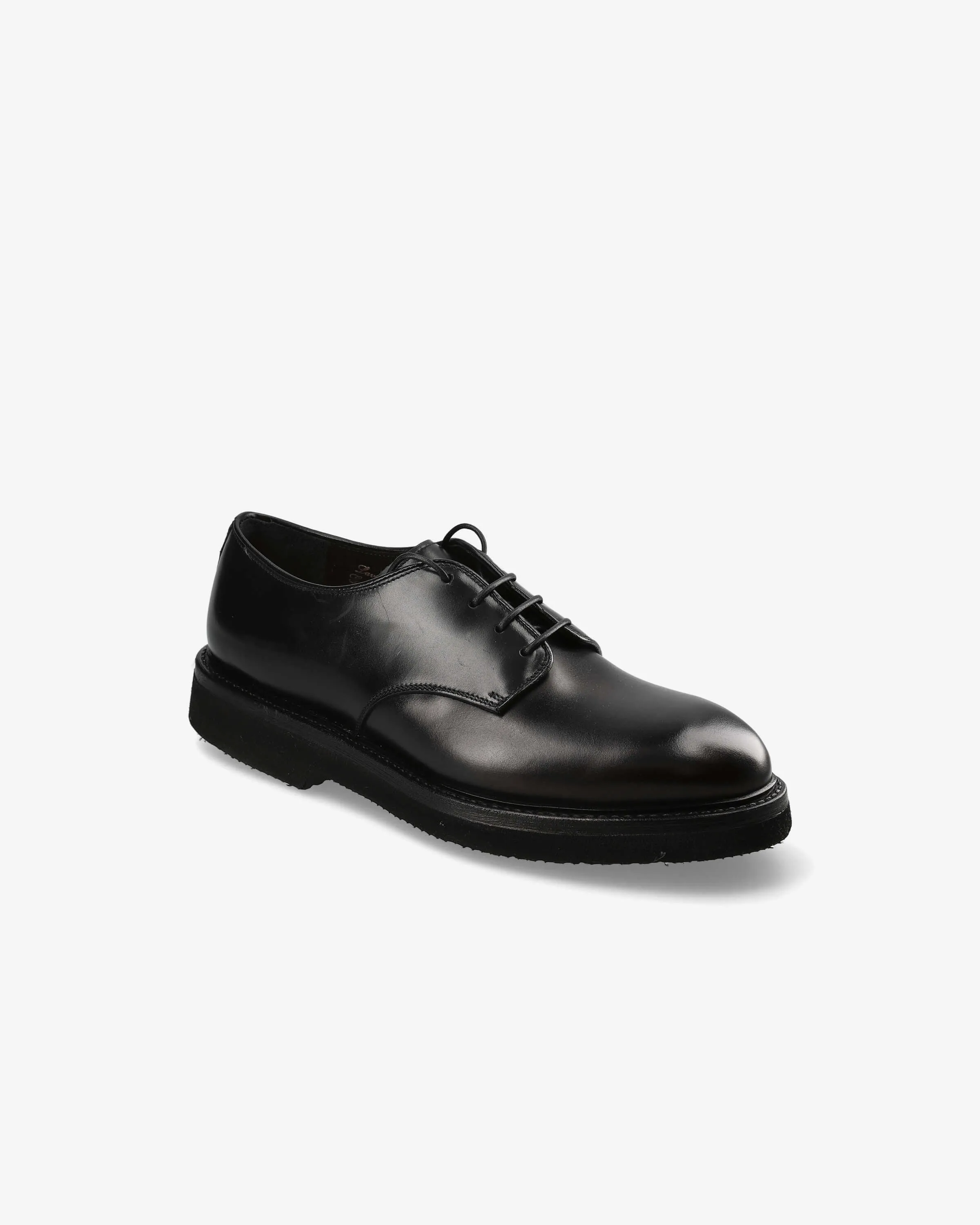 Derby Lace-Up 32102N Horse Ciclone Nero Charlie