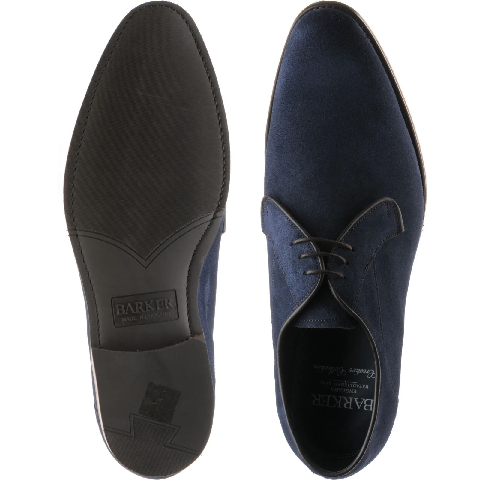 Rubber-soled Derby shoes