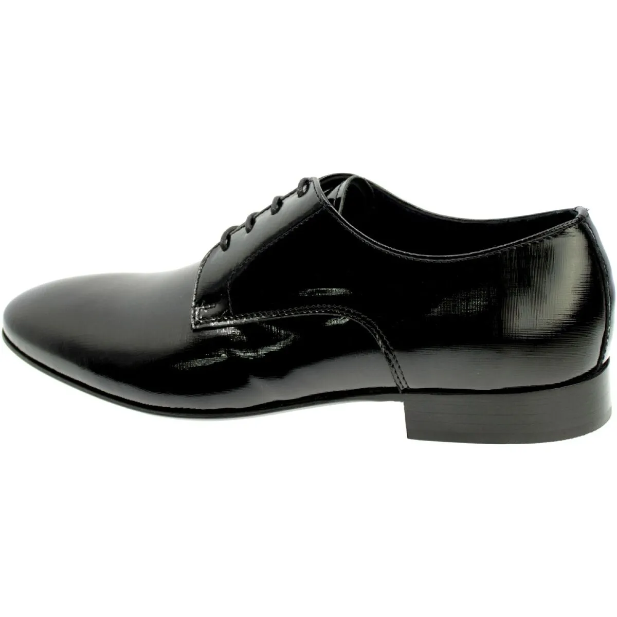 Black Men's Derby Shoes 19422