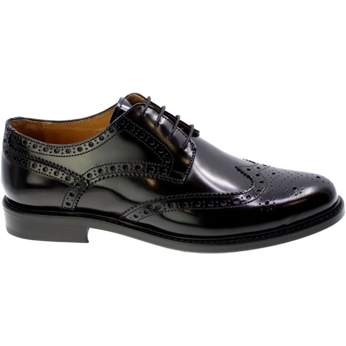 Black Men's Derby Shoes 916/Sapio